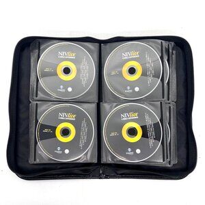 NIV Live A Bible Experience 79 Disc Audio CD Set & Bonus DVD With Zippered Case